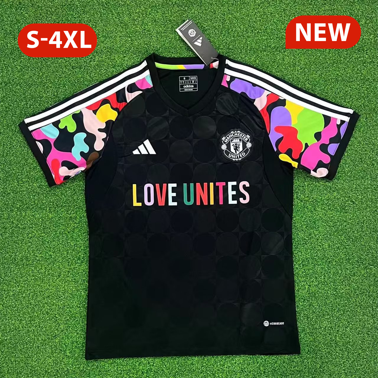 Manchester United 23-24 LOVE UNITES Pre-match Jersey - Fans Version